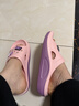 大嘴猴（paul frank）涼拖鞋女浴室拖鞋踩屎感家居厚底輕便戶(hù)外拖鞋男鞋6321粉色36-37 曬單實(shí)拍圖