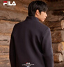 FILA斐樂(lè )官方男子外套2026年春季時(shí)尚休閑立領(lǐng)夾克商務(wù)針織上衣 曬單實(shí)拍圖