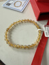 玉有情【招財之石】天然鈦晶金發(fā)晶手鏈男女款護身符黃水晶轉運財富手串 曬單實(shí)拍圖