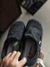 ZHR冬季棉鞋女加絨保暖勃肯鞋女新款防滑雪地靴女鞋JQ07FFB深灰色37 曬單實(shí)拍圖