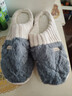 棉拖鞋男士冬季外穿保暖加絨加厚2026新款踩屎感高級感家用毛絨鞋 灰色 44-45 適合42-43 曬單實(shí)拍圖