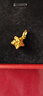 周大福鏤空爆閃方糖星星黃金吊墜(工費:180計價(jià))EOF1392生日禮物 足金 約1.50g 曬單實(shí)拍圖