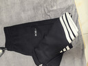 阿迪達斯（adidas）運動(dòng)褲女時(shí)尚潮流寬松舒適黑色休閑褲 黑色 S 曬單實(shí)拍圖