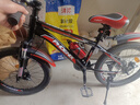 鳳凰（Phoenix）兒童自行車(chē)山地車(chē)男女學(xué)生腳踏車(chē)6-15歲童車(chē) 霸道 黑紅色 20寸 曬單實(shí)拍圖