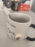 品喻（PINYU）杯子馬克杯咖啡杯陶瓷杯高顏值水杯家用大容量帶蓋勺沖泡杯小粉貓 曬單實(shí)拍圖