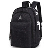 NBA CARES飛人喬丹學(xué)生書(shū)包初中高中男女雙肩背包運動(dòng)休閑大容量電腦旅行包 黑色滿(mǎn)天星長(cháng)29cm寬14cm高45cm 5歲-99歲 曬單實(shí)拍圖