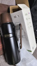 膳魔師（THERMOS）保溫壺1200ml男女旅行露營(yíng)大容量水壺生日年會(huì )新年禮物TSK2曜石黑 曬單實(shí)拍圖