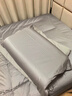 羅萊家紡 逍遙灰 120支床上用品枕頭套純棉枕套單個(gè) 48*74cm 曬單實(shí)拍圖