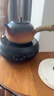 棉小城家用煮茶爐提梁壺土陶瓷泡茶壺復古大容量過(guò)濾內膽明火直燒電陶爐 【800ml順心麻繩側把壺】 曬單實(shí)拍圖