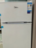 美的（Midea）112L兩門(mén)小冰箱灰色雙溫小冰箱迷你家用宿舍租房靈活擺放節能低音深冷速凍 BCD-112CM 曬單實(shí)拍圖
