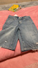 UR2025秋季新款女裝時(shí)尚簡(jiǎn)約休閑磨破中褲牛仔短褲UYY850170 曬單實(shí)拍圖