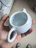 金鑲玉陶瓷茶壺  家用個(gè)人喝泡茶西施壺影青釉壺嘴過(guò)濾功夫茶具 清心 曬單實(shí)拍圖