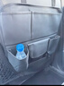 迪加倫皮革汽車(chē)座椅收納袋小桌板背置物袋收納包車(chē)載折疊兒童餐桌儲物袋 曬單實(shí)拍圖