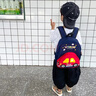 小汽車(chē)書(shū)包幼兒園男童1-6歲寶寶背包可愛(ài)戶(hù)外兒童雙肩包休閑旅游 大號藍色（可放A4大號書(shū)本） 曬單實(shí)拍圖