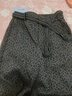 IEF/愛(ài)依服褲子2025冬季新款美式潮酷時(shí)尚休閑辣妹氣質(zhì)加絨闊腿褲 豹紋灰 S 曬單實(shí)拍圖
