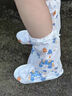 ZOZX雨鞋套一次性鞋套兒童防水防雨鞋高筒防滑耐磨腳套戶(hù)外出行雨靴套 【兒童款】酷蛙10雙裝獨立包裝鞋套 曬單實(shí)拍圖