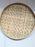 簸箕竹編晾曬筐家用大號茶葉竹篩子竹制品裝飾品批發(fā)竹匾繪畫(huà)編織 竹青無(wú)孔53cm 曬單實(shí)拍圖