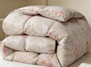 水星家紡羽絨被95%白鵝絨被子冬季加厚冬被芯雙人羽絨被220cm×240cm-1100g 曬單實(shí)拍圖