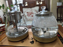 FUNORK全自動(dòng)上水電熱水壺 茶臺燒水壺家用辦公茶桌一體機茶幾嵌入式茶具電茶爐套裝 金色雙加水蒸茶款 曬單實(shí)拍圖