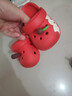 chedoir原創(chuàng  )蘋(píng)果兒童洞洞鞋夏季外穿女童男寶eva防滑舒適親子包頭拖鞋 紅蘋(píng)果 15 cm內長(cháng)【適合腳長(cháng)約14.5-15】 曬單實(shí)拍圖