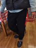 361°年裝新年兒童長(cháng)褲26春男女童3-14歲針織加絨保暖褲 黑175 曬單實(shí)拍圖