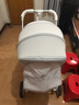 ANGI BABY嬰兒車(chē)高景觀(guān)嬰兒推車(chē)可坐可躺輕便折疊雙向推行寶寶推車(chē)遛娃神器 銀灰色【可坐可躺+四輪避震】 嬰兒車(chē)可坐可躺一鍵收車(chē)四輪減震 曬單實(shí)拍圖