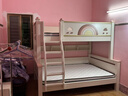 優(yōu)漫佳全實(shí)木上下床高低床櫻桃木上下鋪子母床彩虹床女孩公主床雙層床 高低床+書(shū)架 下鋪1.5*2米 上鋪1.2*2米 曬單實(shí)拍圖