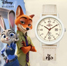 迪士尼（Disney）學(xué)生手表瘋狂動(dòng)物城聯(lián)名帶日歷帆布帶防水石英表初高中生考試手表 曬單實(shí)拍圖