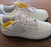 耐克（NIKE）NIKE女子空軍一號情人節限定款AF1 運動(dòng)鞋IQ4937-161白39 曬單實(shí)拍圖