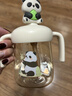 如山PPSU兒童吸管杯喝水杯牛奶杯家用直飲杯水杯帶刻度便攜學(xué)飲杯 曬單實(shí)拍圖
