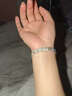 中國黃金小雛菊心經(jīng)足銀手鐲女士鐲子生日禮物女朋友老婆媽媽 足銀心經(jīng)小雛菊描金手鐲 曬單實(shí)拍圖