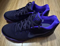 耐克科比9男女實(shí)戰籃球鞋春季透氣抗扭低幫NIKE KOBE 9 IH1401 500王朝紫/熱情紫/沙紫 40.5 曬單實(shí)拍圖