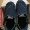 大頭寬腳媽媽鞋拇外翻老人鞋舒適中老年人腳腫專(zhuān)用鞋軟底奶奶布鞋 深藍（男） 前腳掌加寬加肥 43  標準運動(dòng)碼 曬單實(shí)拍圖