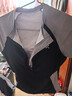 Keep游泳衣女分體保守微胖女孩顯瘦運動(dòng)泡溫泉大碼泳裝 灰白黑 L 曬單實(shí)拍圖