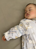 柯斯德尼（kidsneed）嬰兒睡袋春夏竹棉紗布寶寶睡袋新生兒防驚跳睡袋兒童防踢被前6后4 曬單實(shí)拍圖