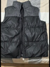馬登工裝美式戶(hù)外保暖夾棉馬甲黑色山系立領(lǐng)無(wú)袖背心坎肩外套男秋 墨黑色 3XL 曬單實(shí)拍圖