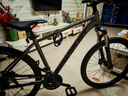 沃雷頓（VORLAD）紅日500山地自行車(chē)油壓碟剎24速培林花鼓學(xué)生成人通勤代步車(chē) 灰黑色26*17（身高165-180cm） 曬單實(shí)拍圖