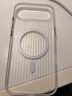 猩球衛士高級感防指紋適用Apple/蘋(píng)果iPhone16Plus磁吸瓦楞手機殼超薄行李箱條紋保護套磨砂MagSafe外殼白 曬單實(shí)拍圖