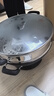 美菱（MeiLing）新一代電炒鍋多功能電熱鍋大容量電蒸鍋38CM定時(shí)加深加厚鑄鐵蒸炒一體電鍋多用途電火鍋304鋼雙籠 曬單實(shí)拍圖
