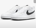 耐克NIKE大童休閑鞋 COURT BOROUGH 運動(dòng)鞋女子DV5456-104白 37.5 曬單實(shí)拍圖