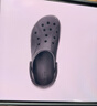 卡駱馳（CROCS）貝雅卡駱班洞洞鞋|205089 黑色/白色-066   41 /42(260mm)   曬單實(shí)拍圖