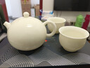 鈺銓龍門(mén) 玉潤冰清芙瑤西施壺一壺兩杯 德化傳統中國白高端陶瓷泡茶壺茶杯 玉潤冰清芙瑤西施壺+福袋客杯*2 曬單實(shí)拍圖