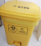 【可開(kāi)發(fā)票】加厚醫療垃圾桶腳踏式醫院用廢物垃圾桶診所實(shí)驗室 30L醫療黃色【腳踏款】 曬單實(shí)拍圖