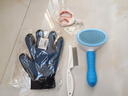 HOUYA寵物清潔4件套貓咪狗狗指甲剪刀擼貓手套洗澡開(kāi)結毛梳子寵物用品 曬單實(shí)拍圖