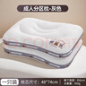 潔麗雅（Grace）兒童枕親子枕頭A類(lèi)分區枕學(xué)生宿舍枕芯成人幼兒園頸椎枕深度睡眠 【適合3-12歲】學(xué)生分區枕-灰色 一對 曬單實(shí)拍圖