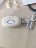 索愛(ài)（soaiy）A12真無(wú)線(xiàn)藍牙耳機2025年新款入耳式超長(cháng)待機迷你運動(dòng)降噪 油彩白 曬單實(shí)拍圖