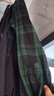 真維斯（Jeanswest）長(cháng)袖襯衫男格子春季薄外套男網(wǎng)紅襯衣修身格子寸衫男士墨綠2XL 曬單實(shí)拍圖