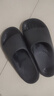 361°飛羽se情侶居家拖鞋男薄底靜音eva家居室內涼拖鞋女洗澡防滑男鞋 夜息黑-男女同款 42-43 (265mm) 曬單實(shí)拍圖