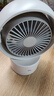 得力風(fēng)扇充電搖頭電風(fēng)扇小風(fēng)扇辦公室桌面風(fēng)扇小型迷你usb充電風(fēng)扇宿舍戶(hù)外露營(yíng)臺式搖頭電扇LK107米白 曬單實(shí)拍圖