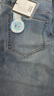 卡賓【涼感】薄款小腳牛仔褲男士25夏新破洞修身彈力休閑褲 曬單實(shí)拍圖